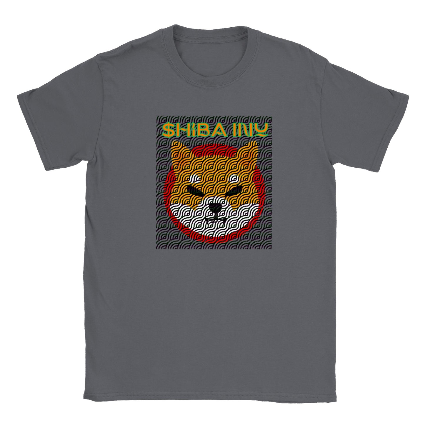 $hiba Inu Texture Classic Crewneck T-shirt