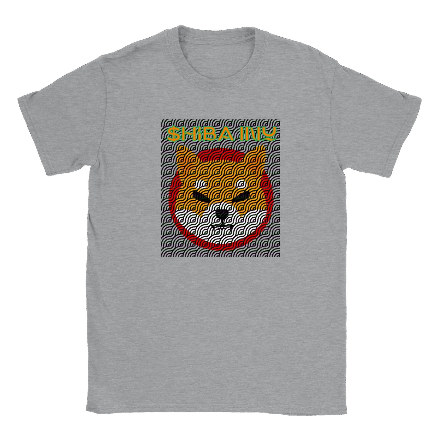 $hiba Inu Texture Classic Crewneck T-shirt