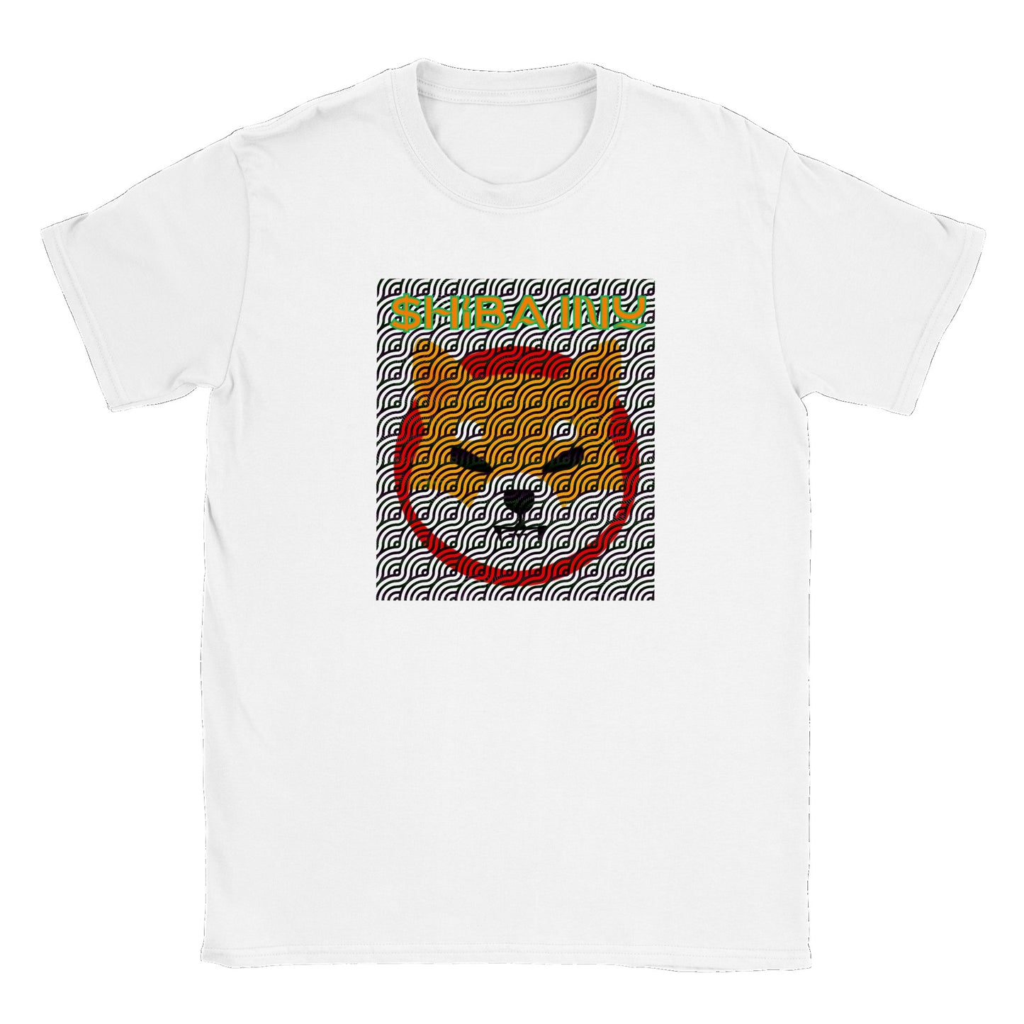 $hiba Inu Texture Classic Crewneck T-shirt