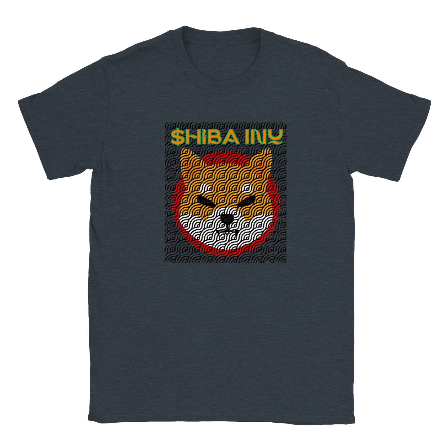 $hiba Inu Texture Classic Crewneck T-shirt