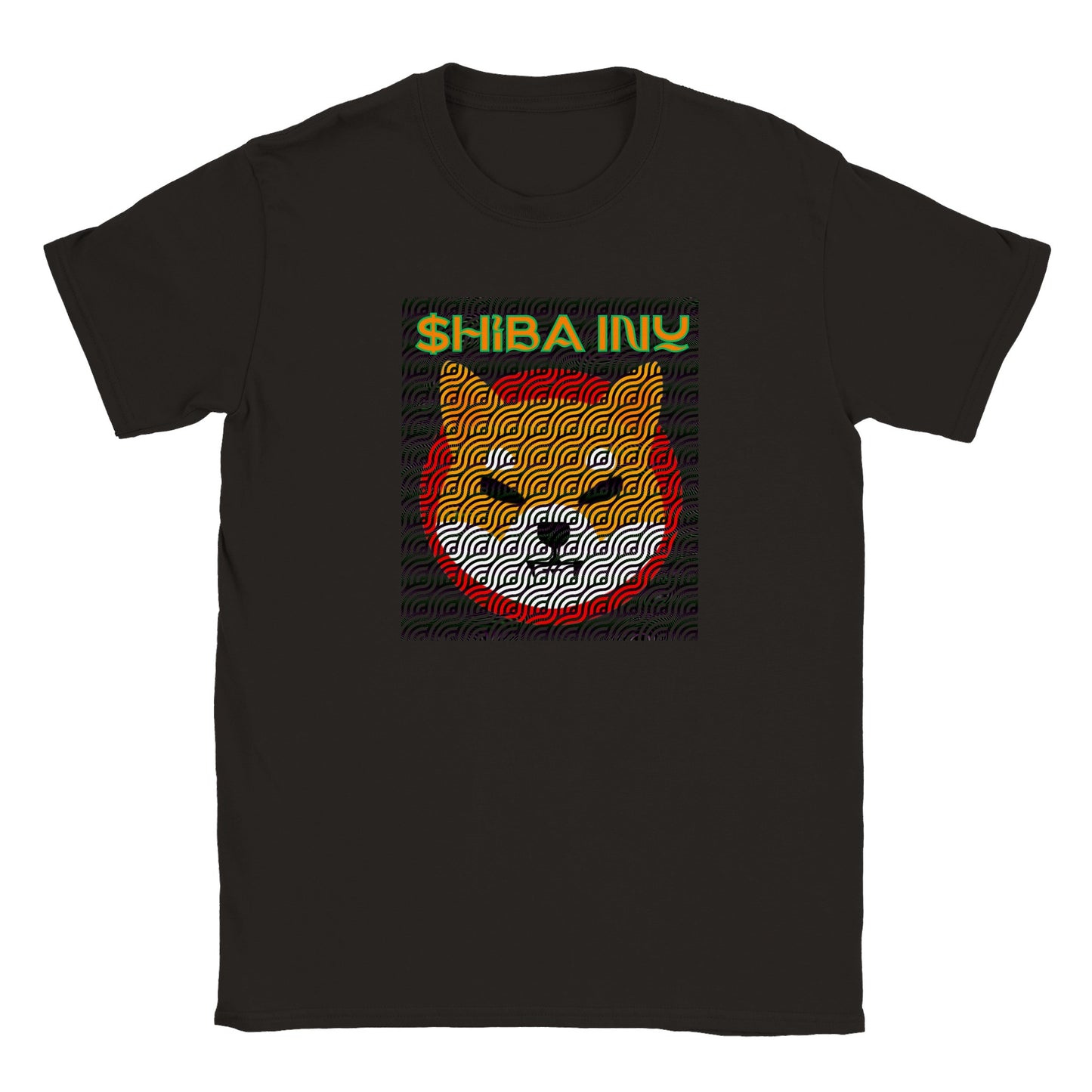 $hiba Inu Texture Classic Crewneck T-shirt