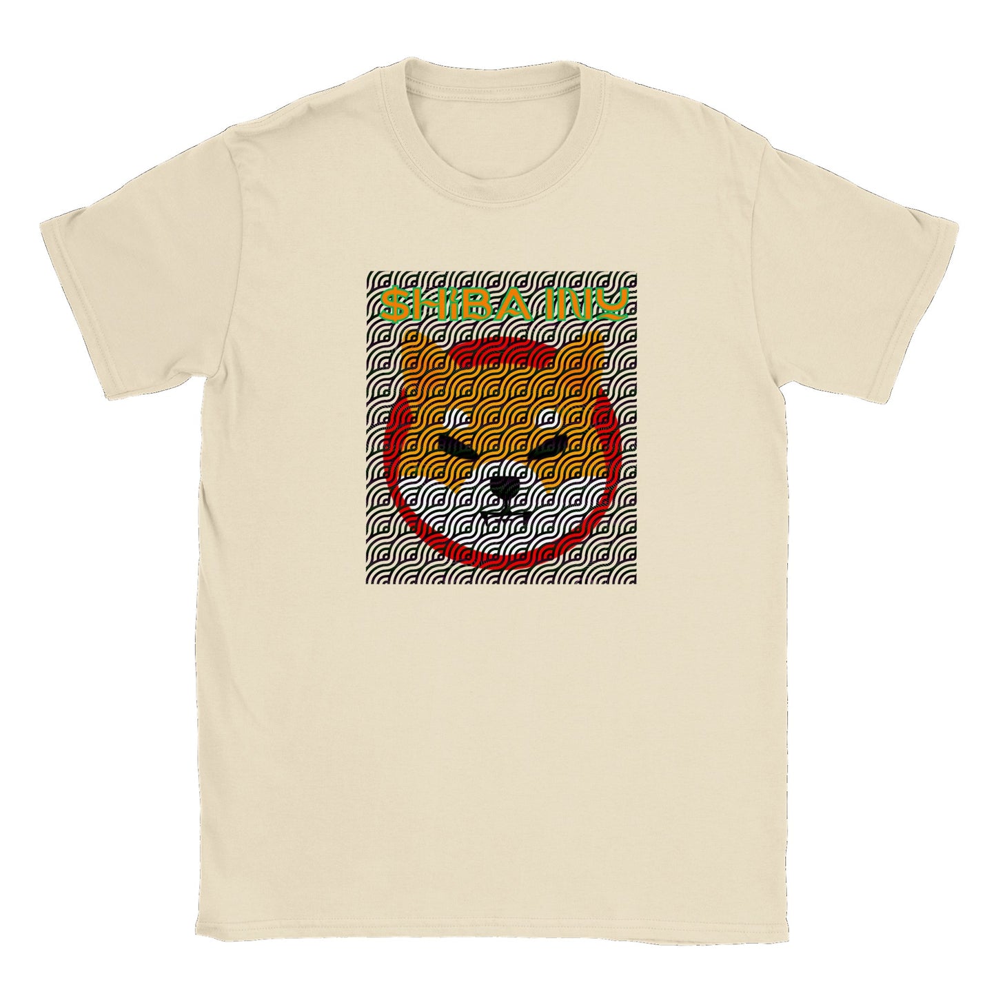 $hiba Inu Texture Classic Crewneck T-shirt