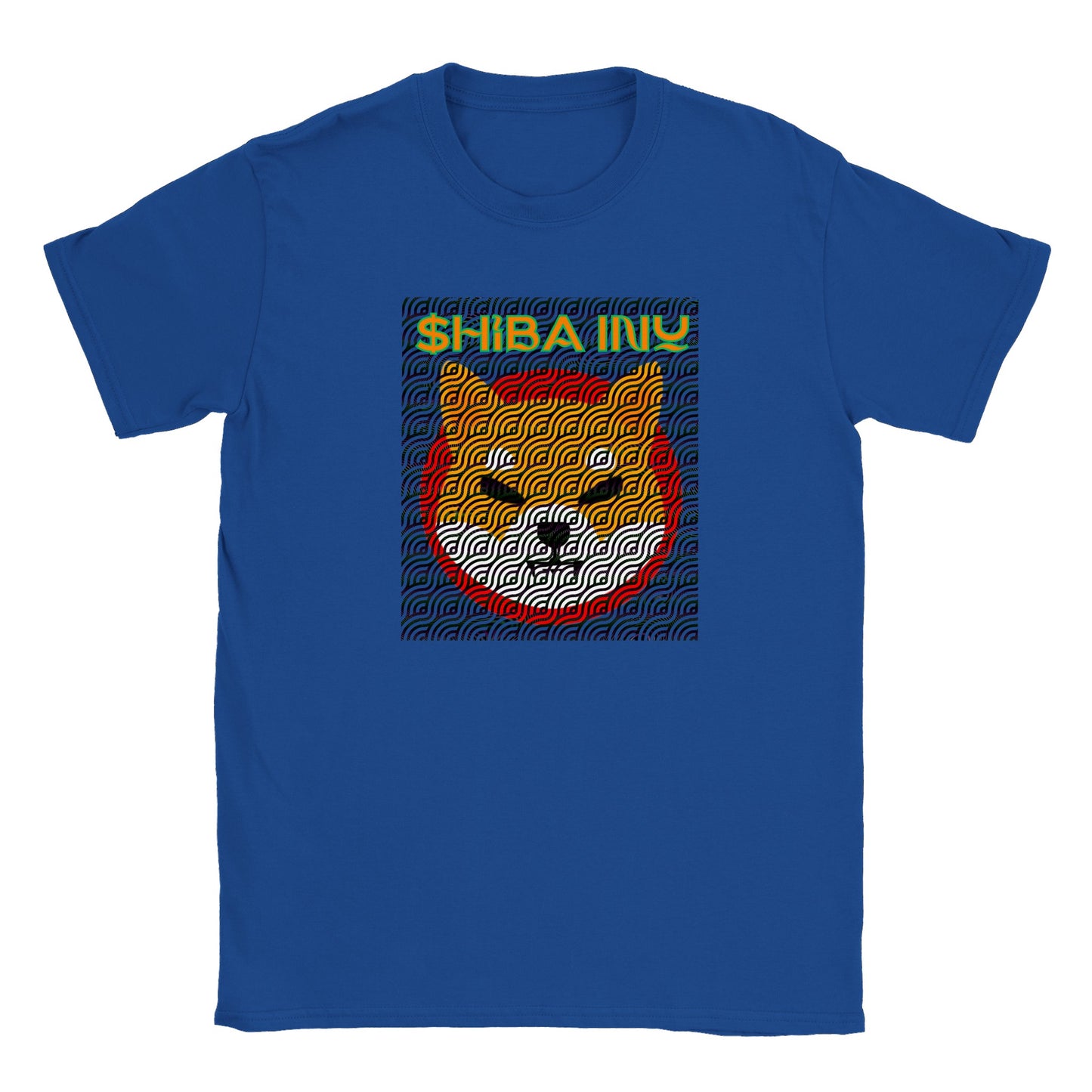 $hiba Inu Texture Classic Crewneck T-shirt