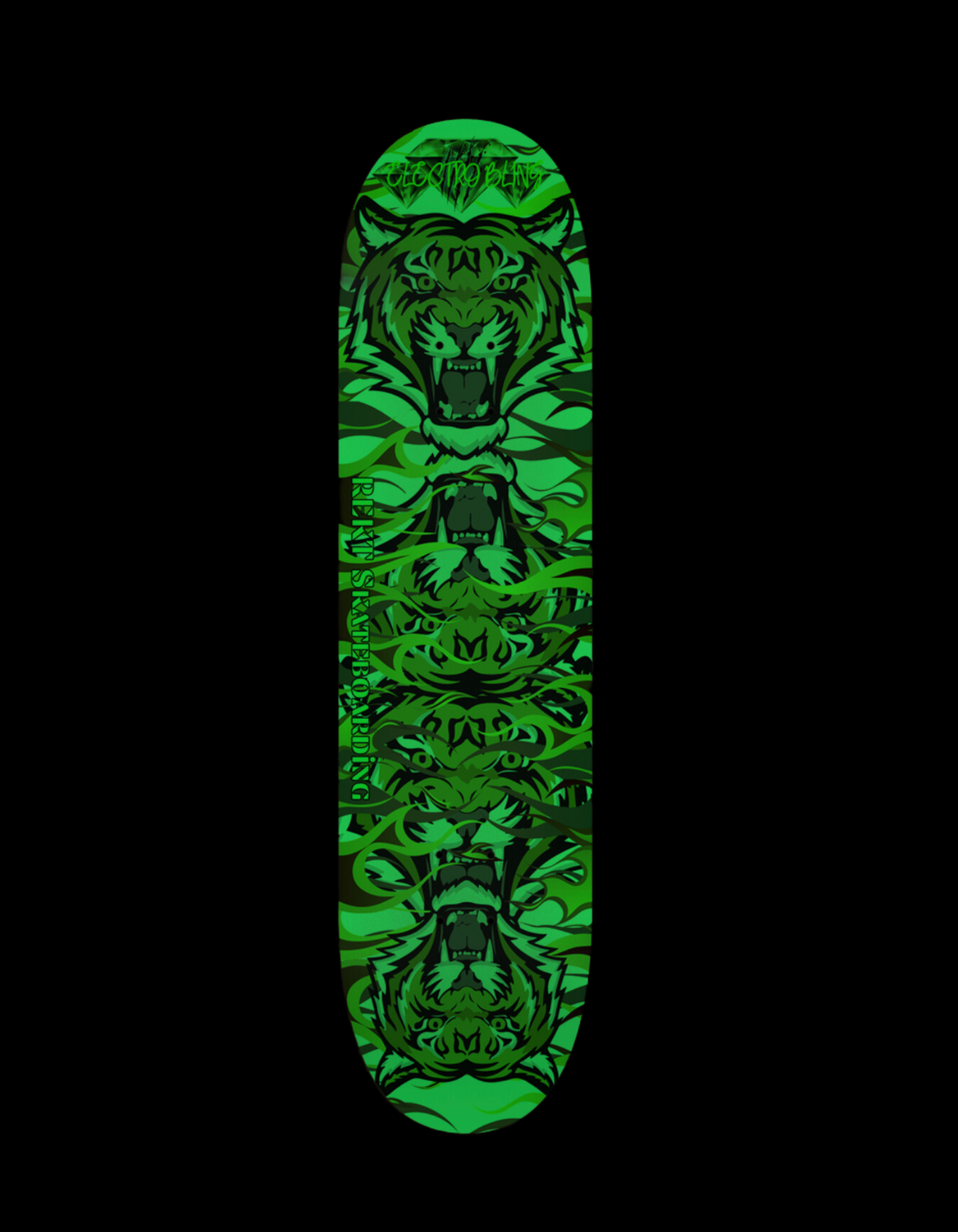 Tiger Bling Skateboard