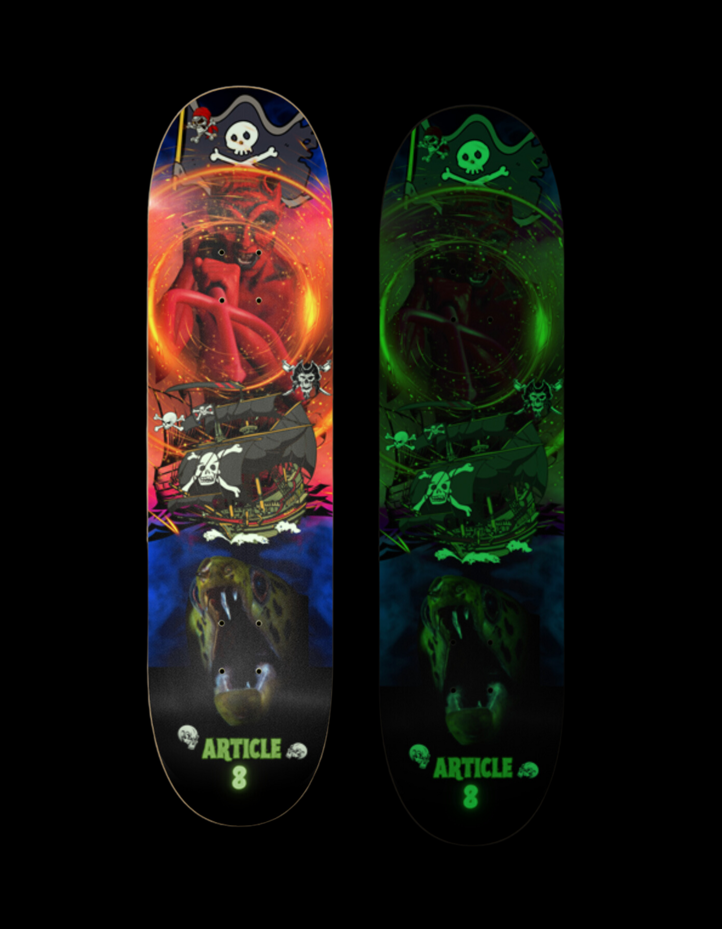 Article 8 Pirate Curse Skateboard