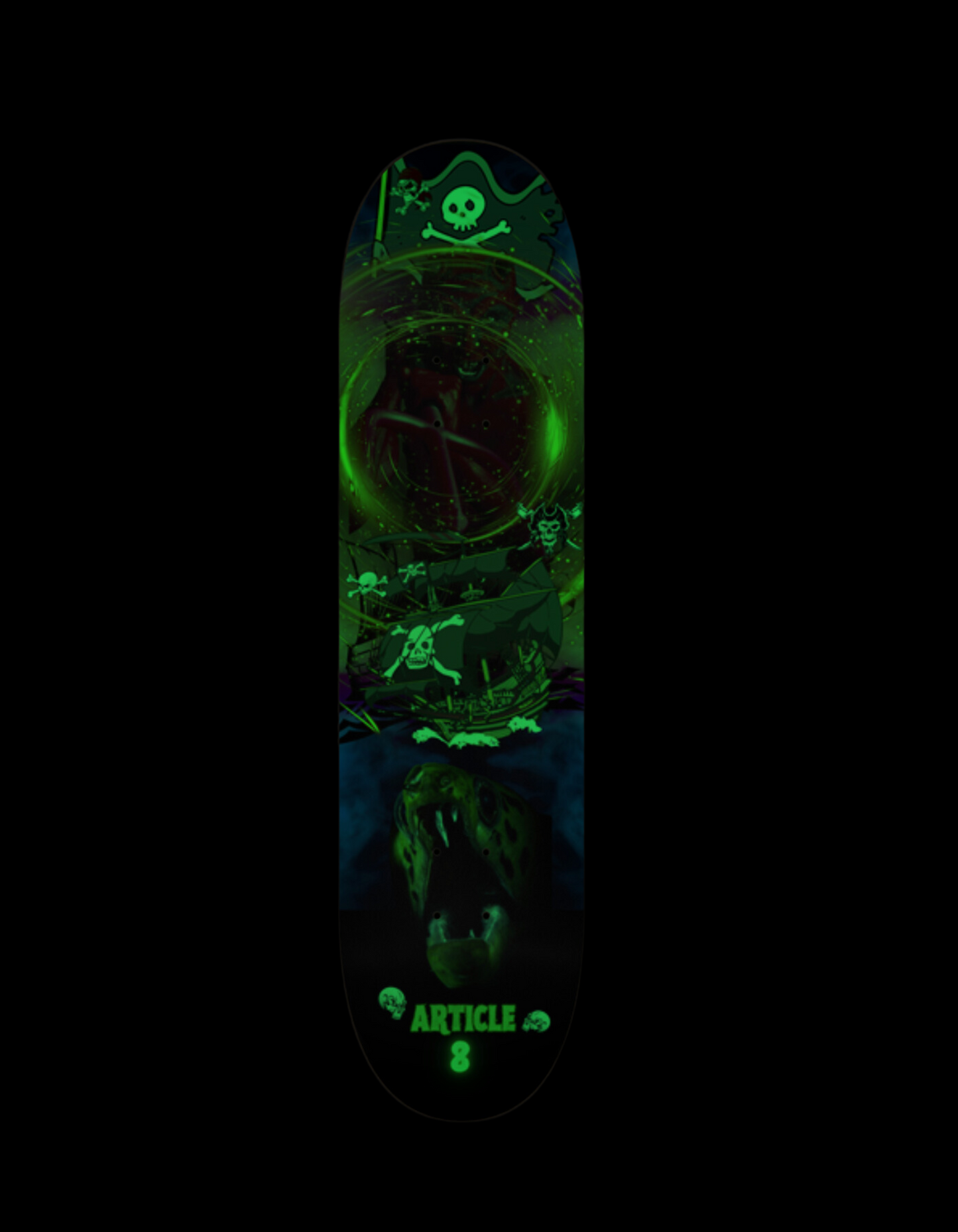 Article 8 Pirate Curse Skateboard