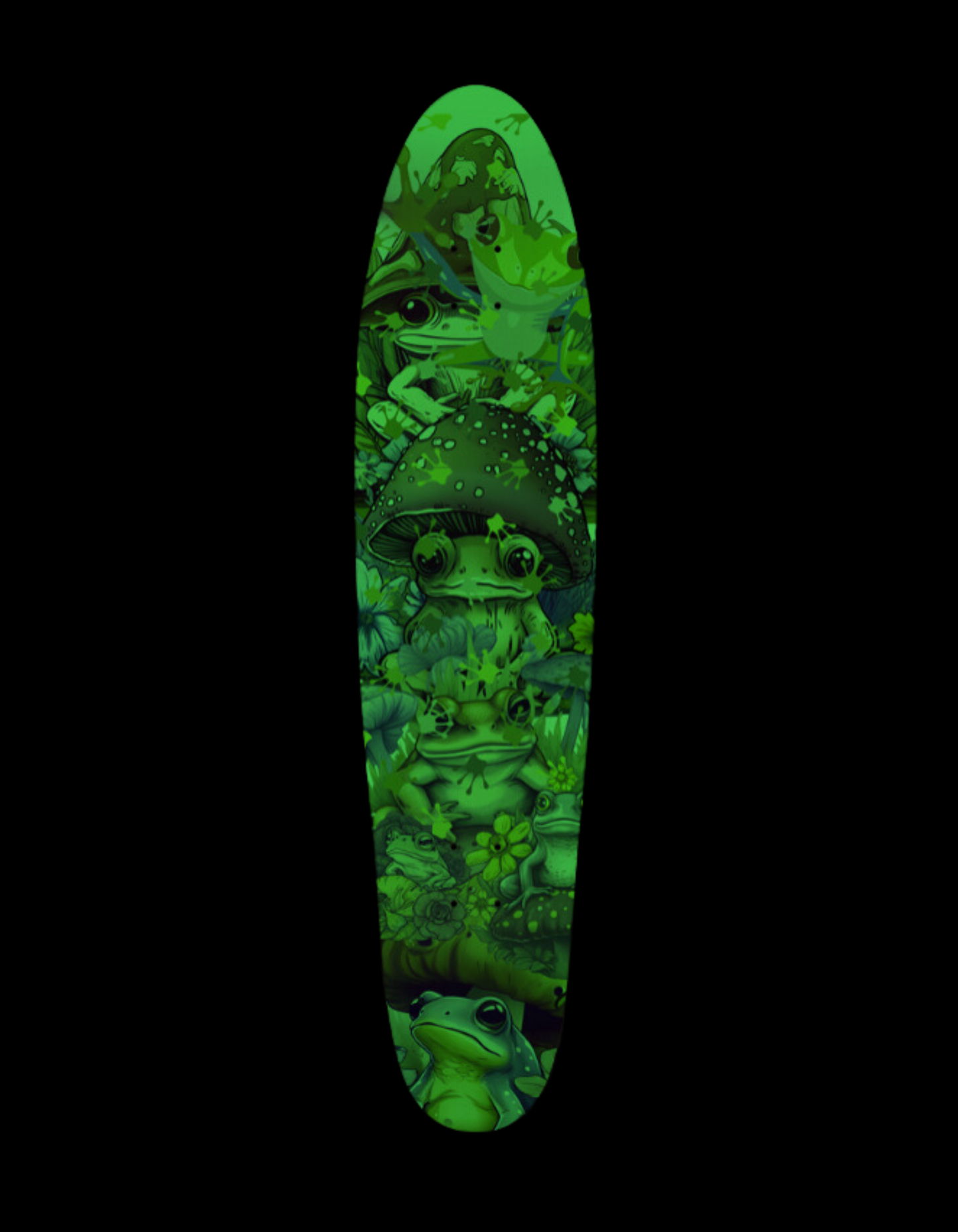 REKT Frogs Longboard
