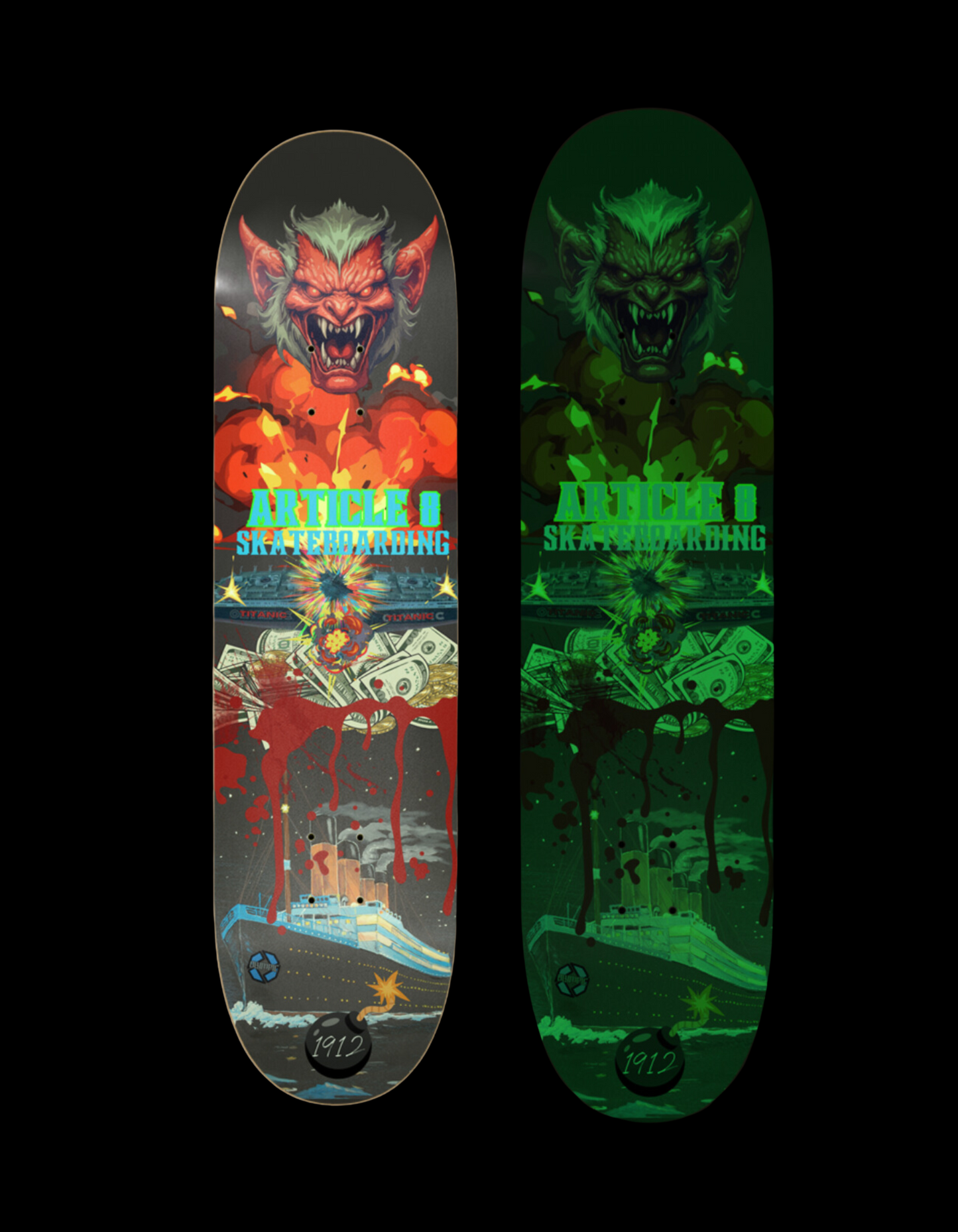 The Olympic Article VIII Skateboard