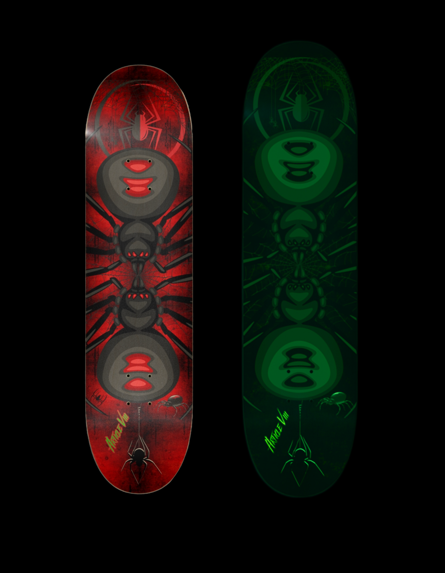 Black Widow Custom Skateboard