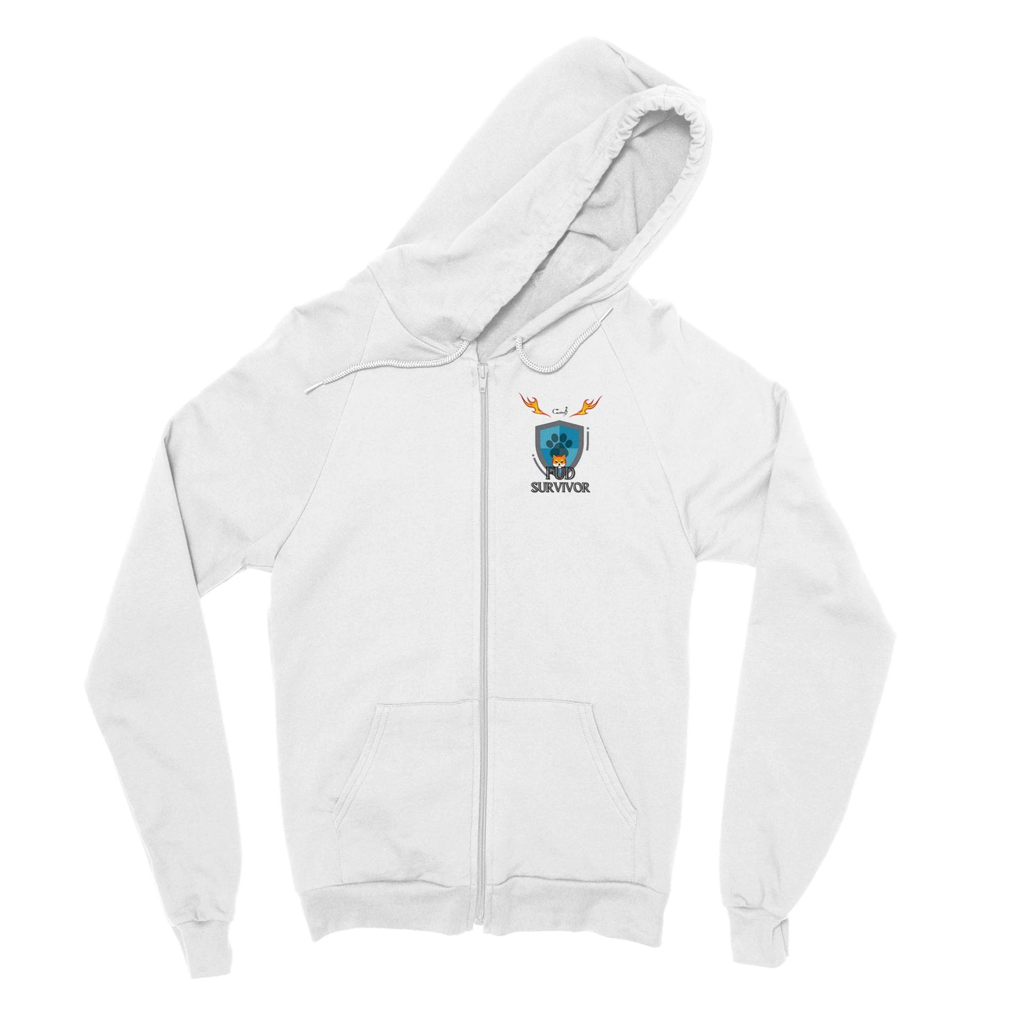 Fud Survirvor by Calven J Classic Unisex Zip Hoodie