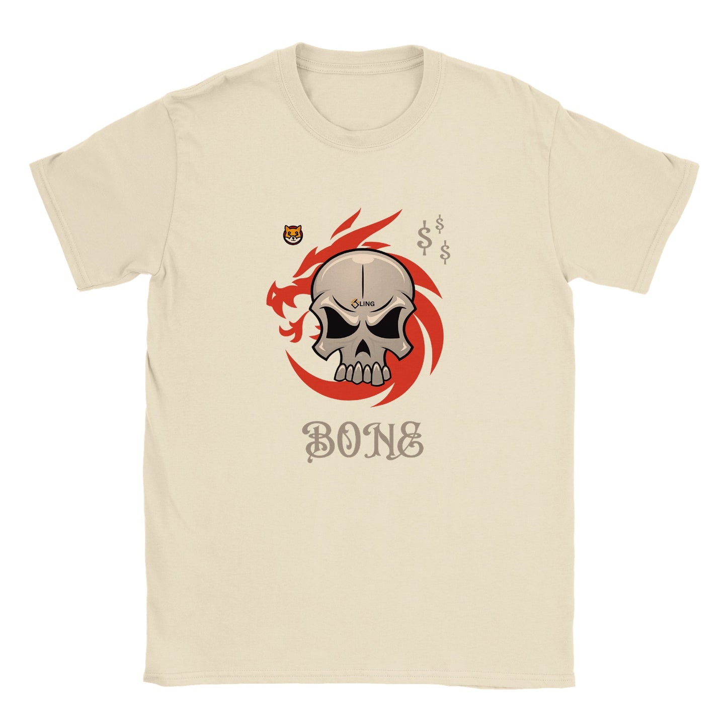 Bone $$$ Classic Crewneck T-shirt