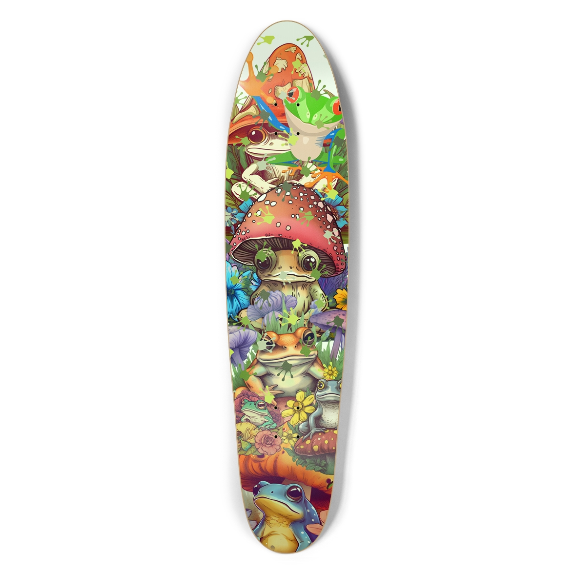 REKT Frogs Longboard