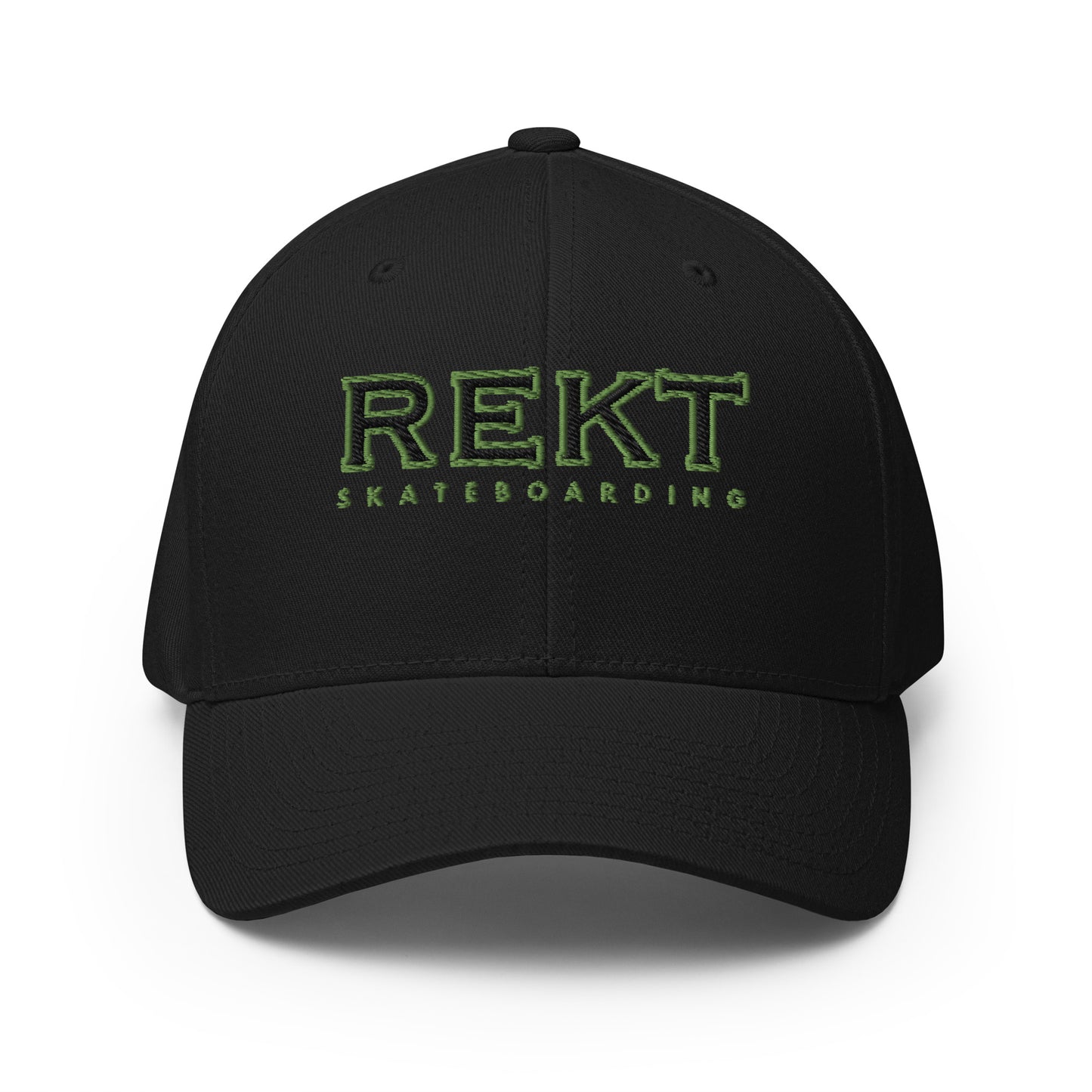 REKT Skateboarding Flexfit Structured Twill Cap