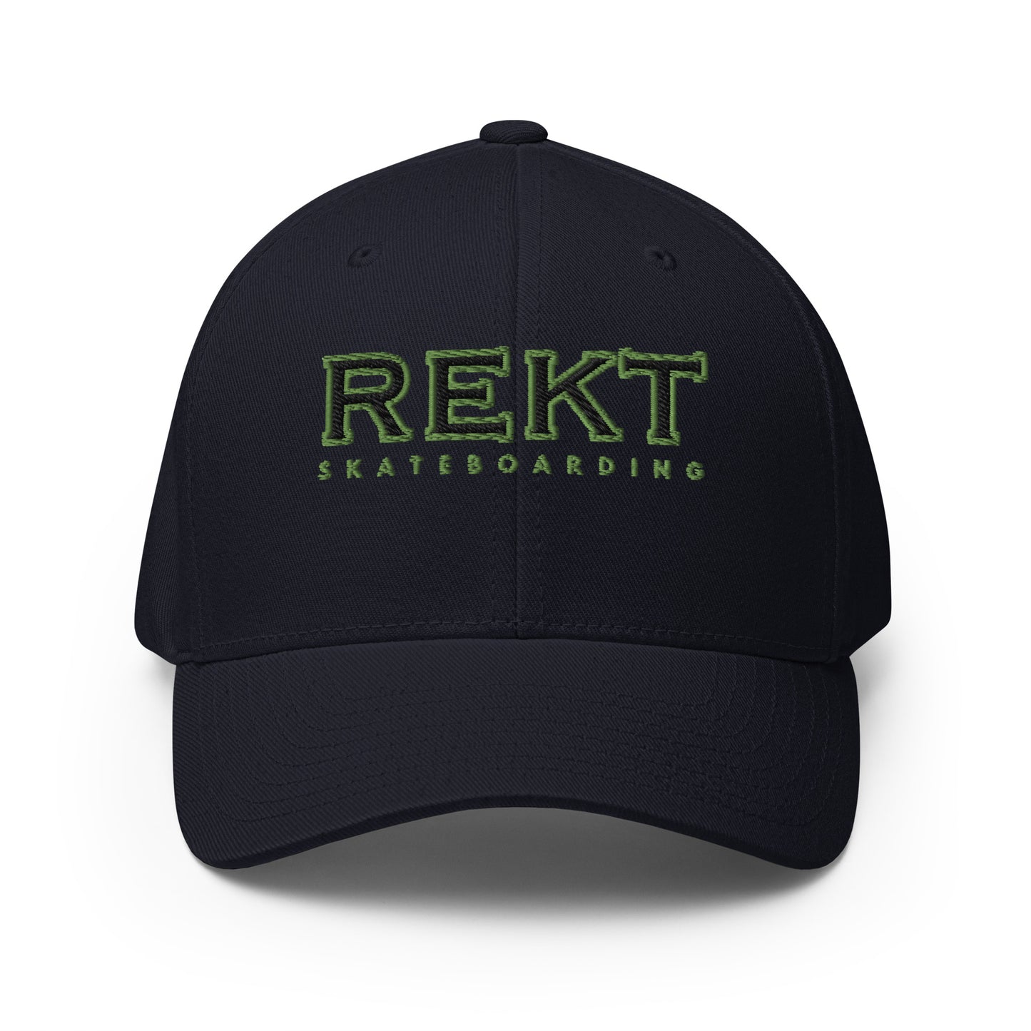 REKT Skateboarding Flexfit Structured Twill Cap