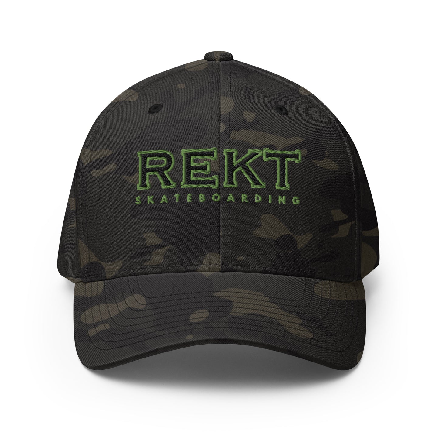 REKT Skateboarding Flexfit Structured Twill Cap