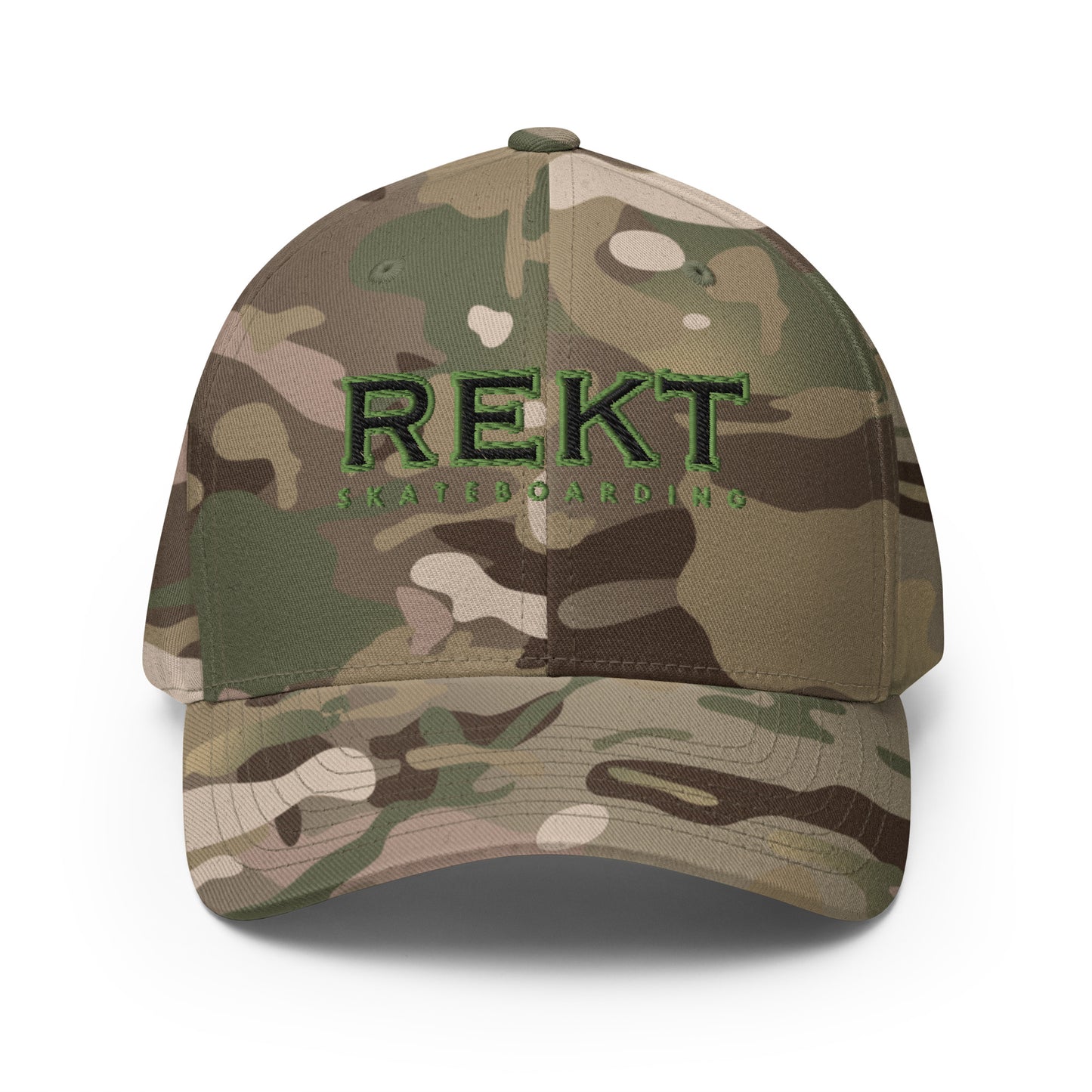 REKT Skateboarding Flexfit Structured Twill Cap