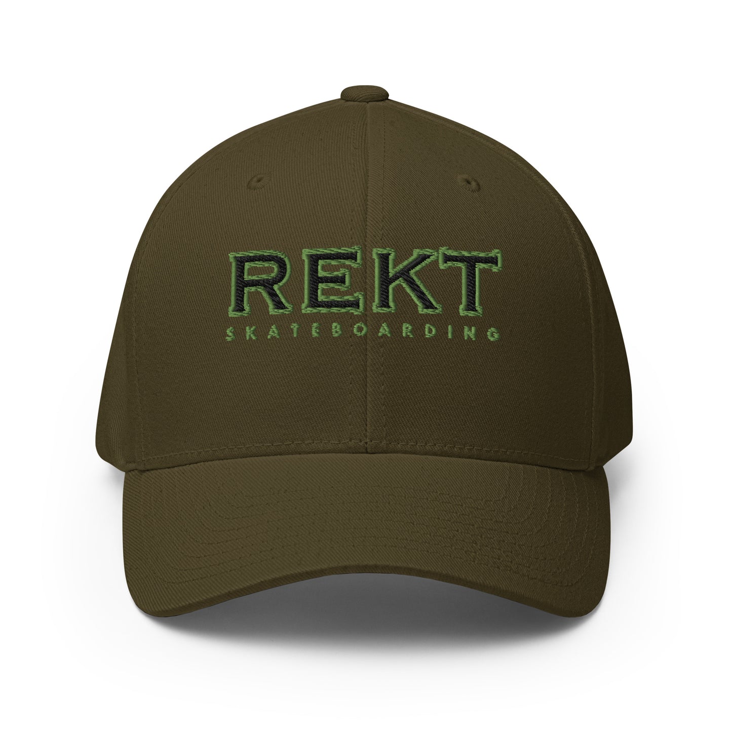REKT Skateboarding Flexfit Structured Twill Cap