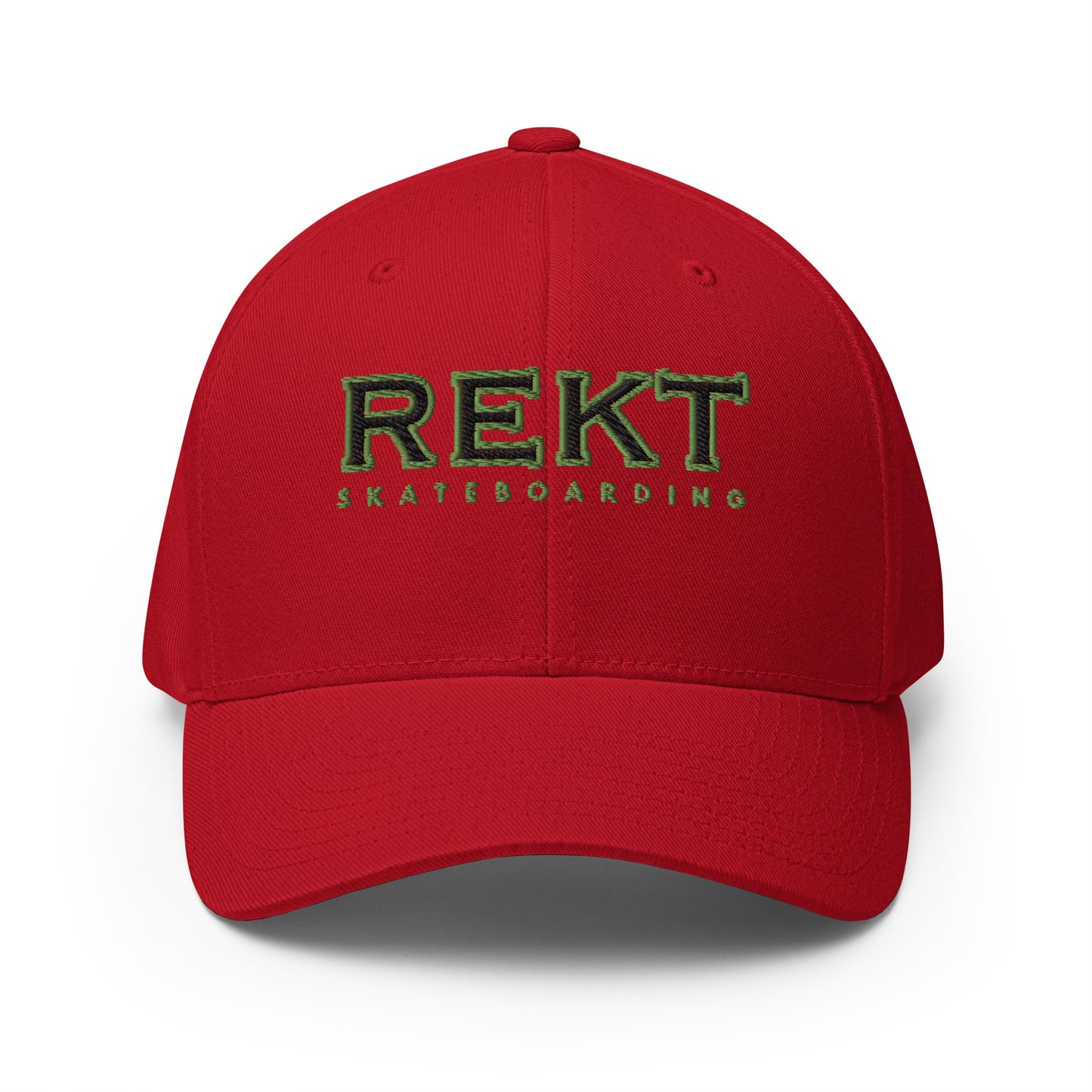 REKT Skateboarding Flexfit Structured Twill Cap