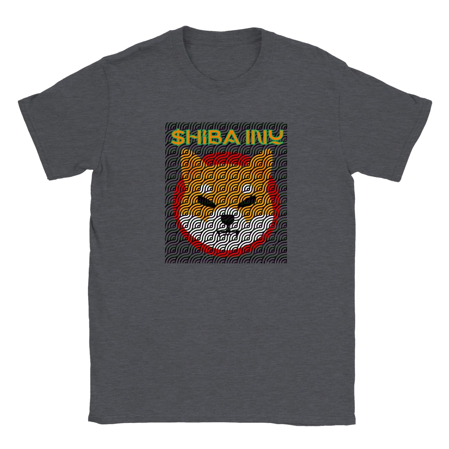 $hiba Inu Texture Classic Crewneck T-shirt