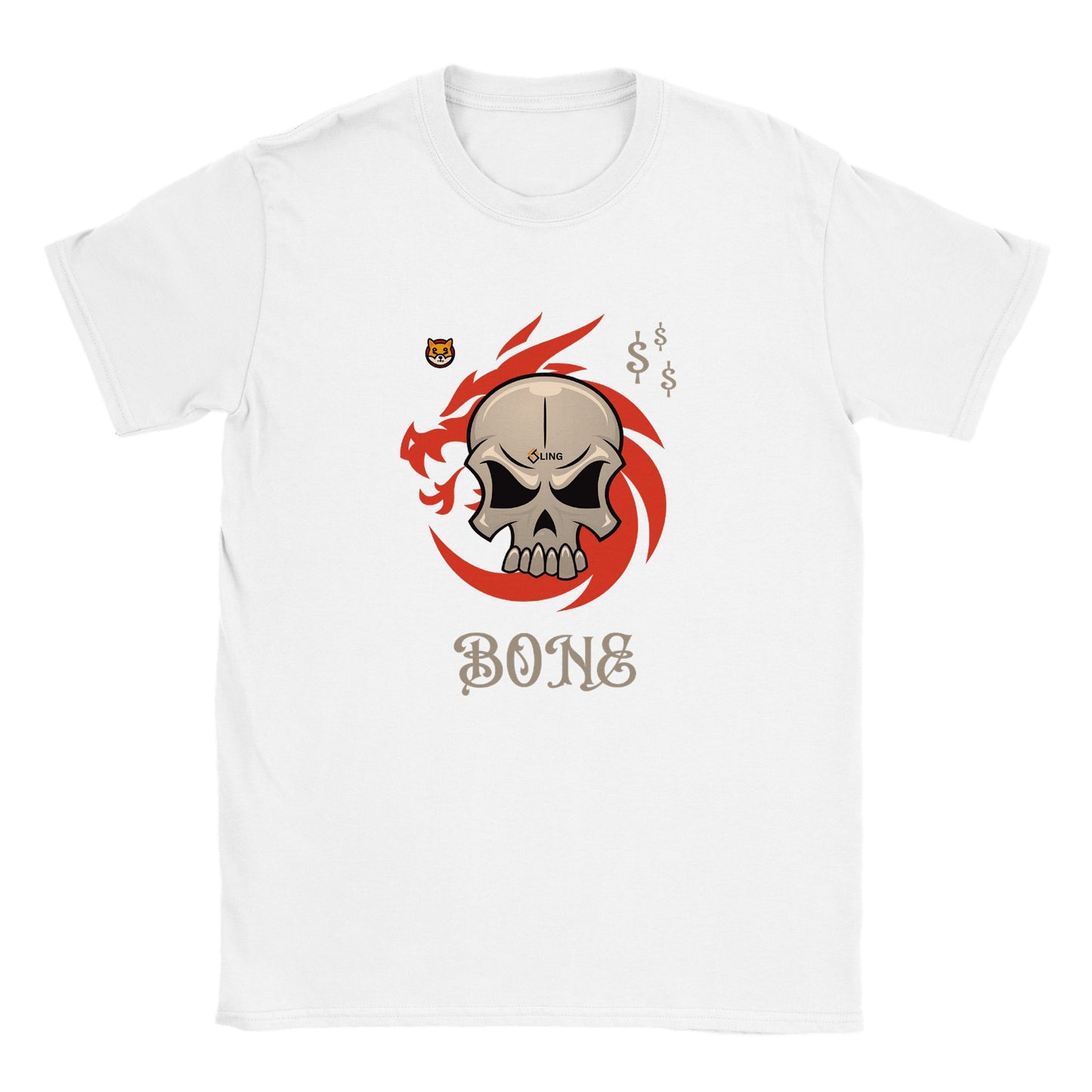 Bone $$$ Classic Crewneck T-shirt