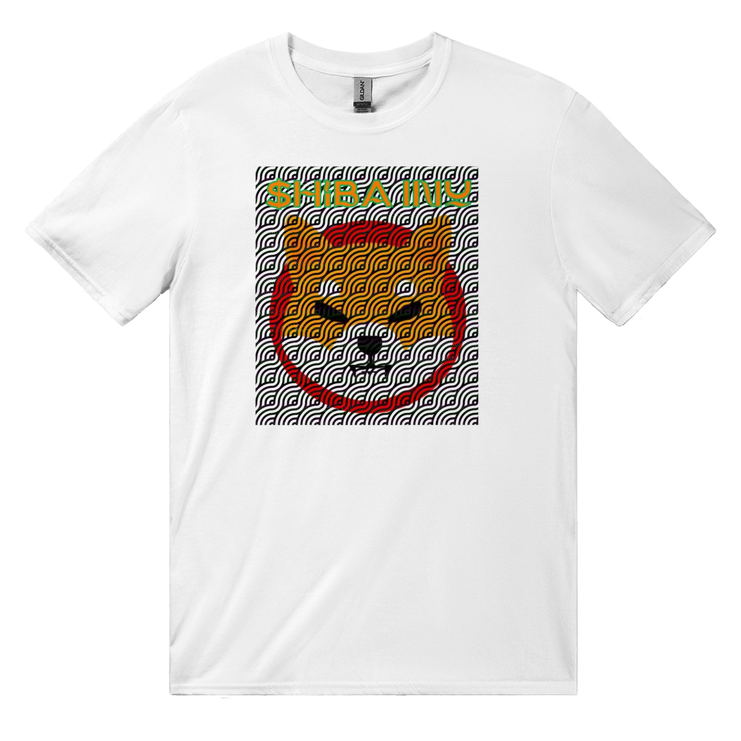 $hiba Inu Texture Classic Crewneck T-shirt