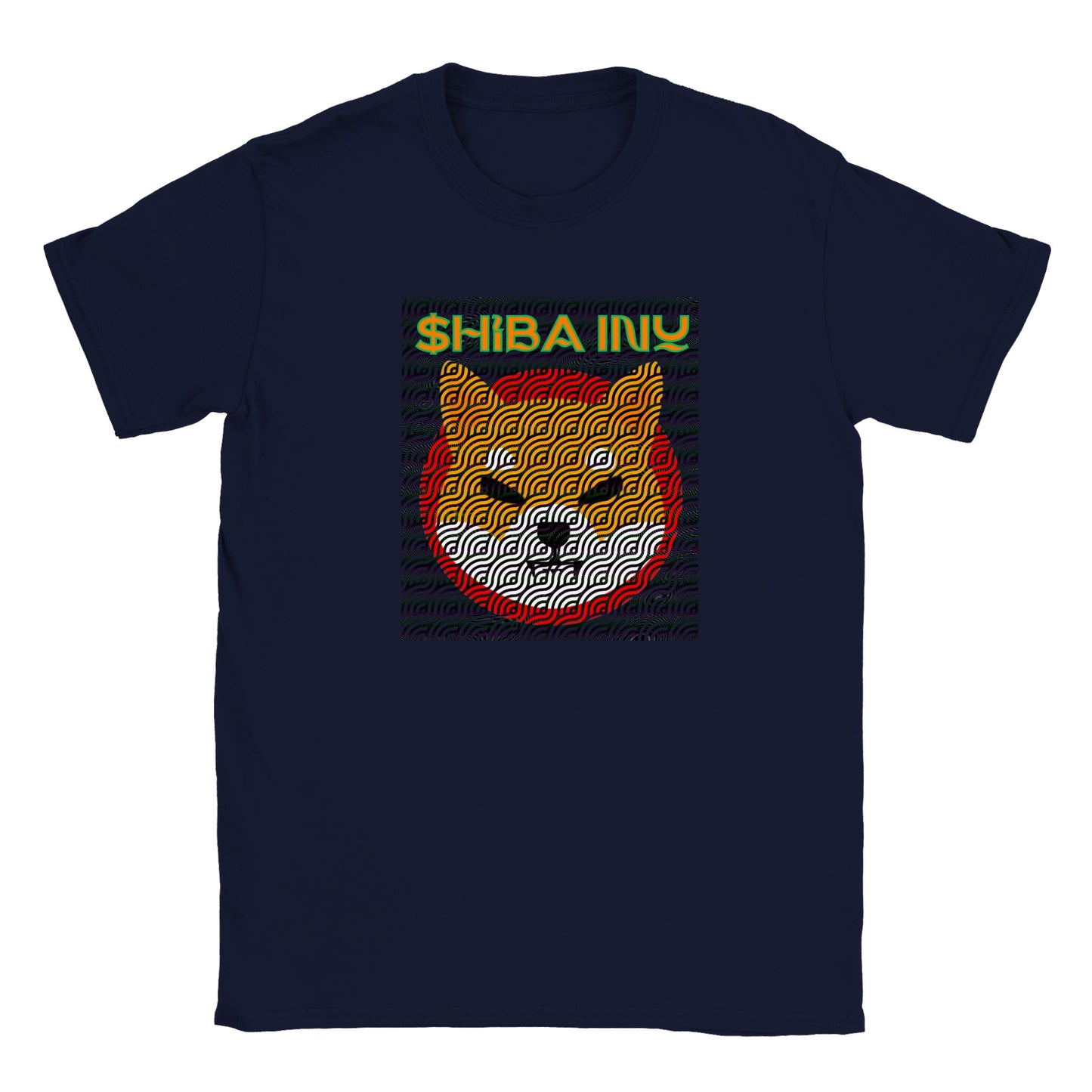 $hiba Inu Texture Classic Crewneck T-shirt