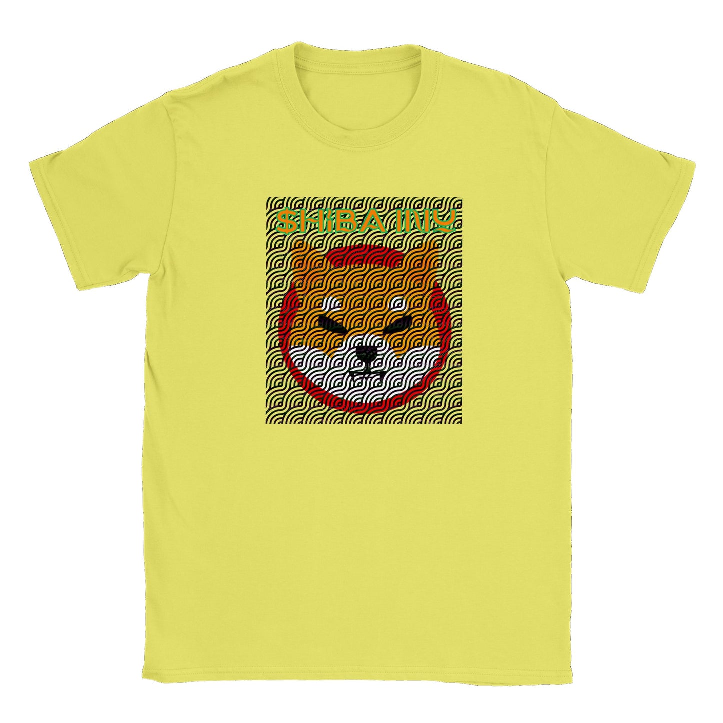 $hiba Inu Texture Classic Crewneck T-shirt
