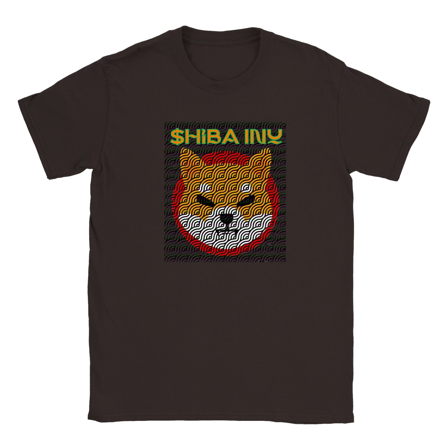 $hiba Inu Texture Classic Crewneck T-shirt