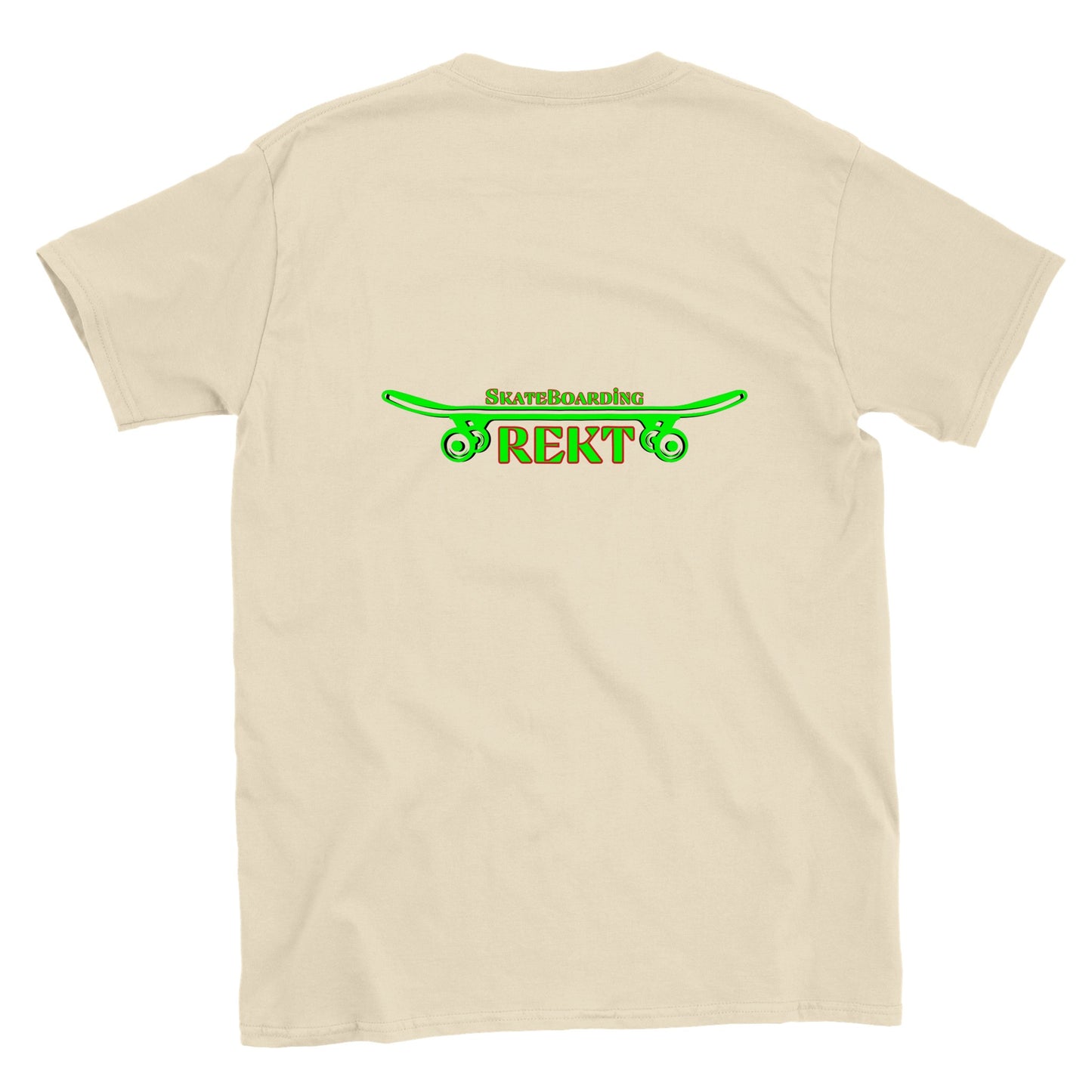 REKT Skateboard  Logo Classic Crewneck T-shirt