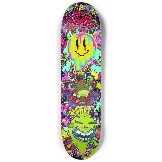 REKT Smiles Skateboard