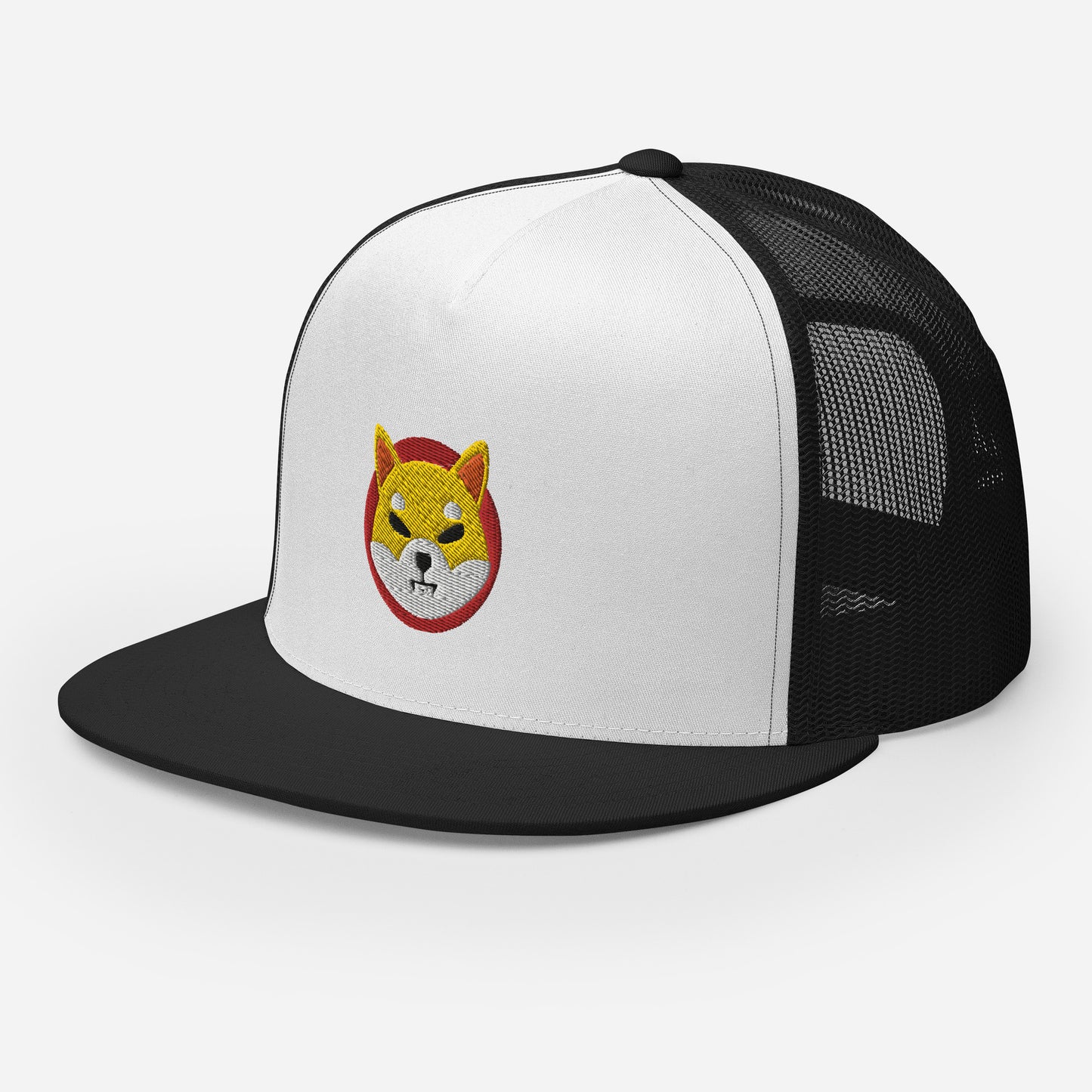 Shiba Inu Embroidered Trucker Cap