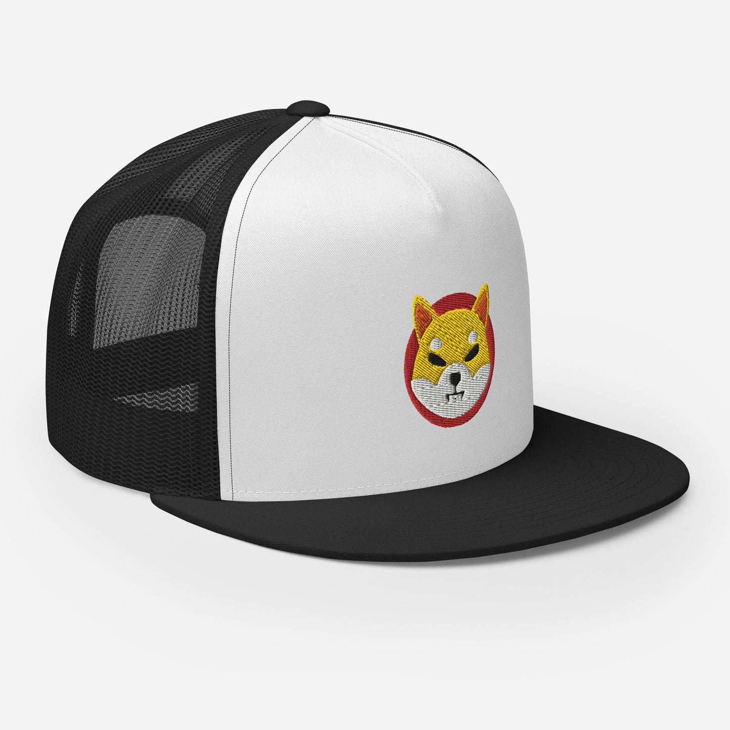 Shiba Inu Embroidered Trucker Cap