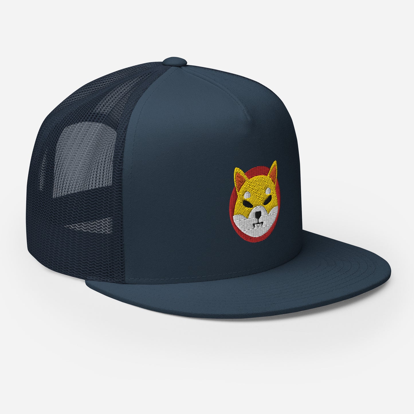 Shiba Inu Embroidered Trucker Cap