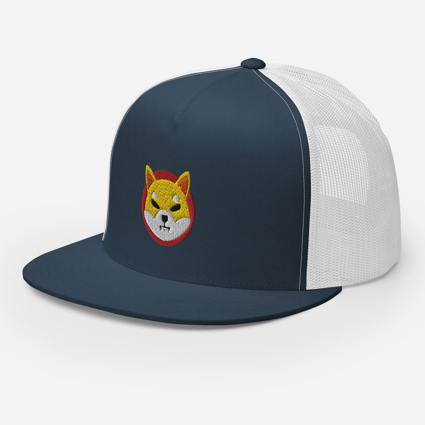 Shiba Inu Embroidered Trucker Cap