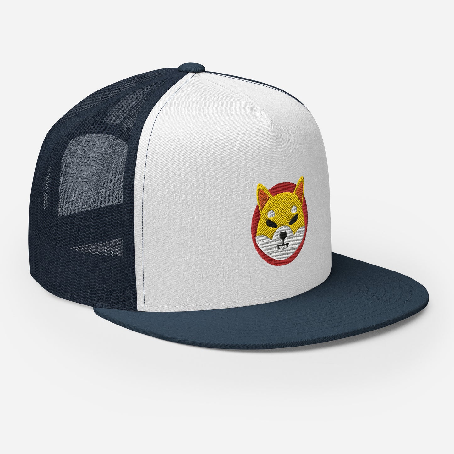 Shiba Inu Embroidered Trucker Cap