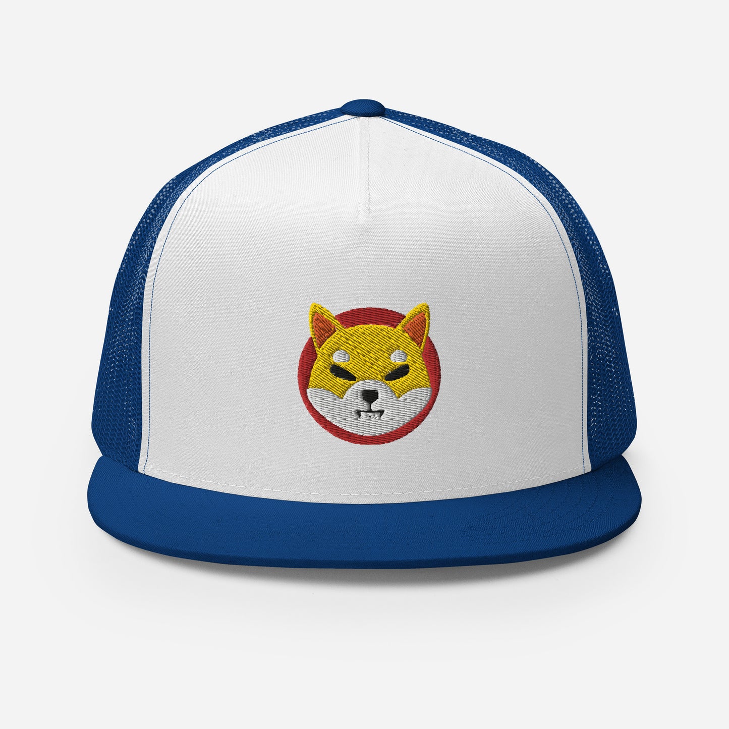 Shiba Inu Embroidered Trucker Cap