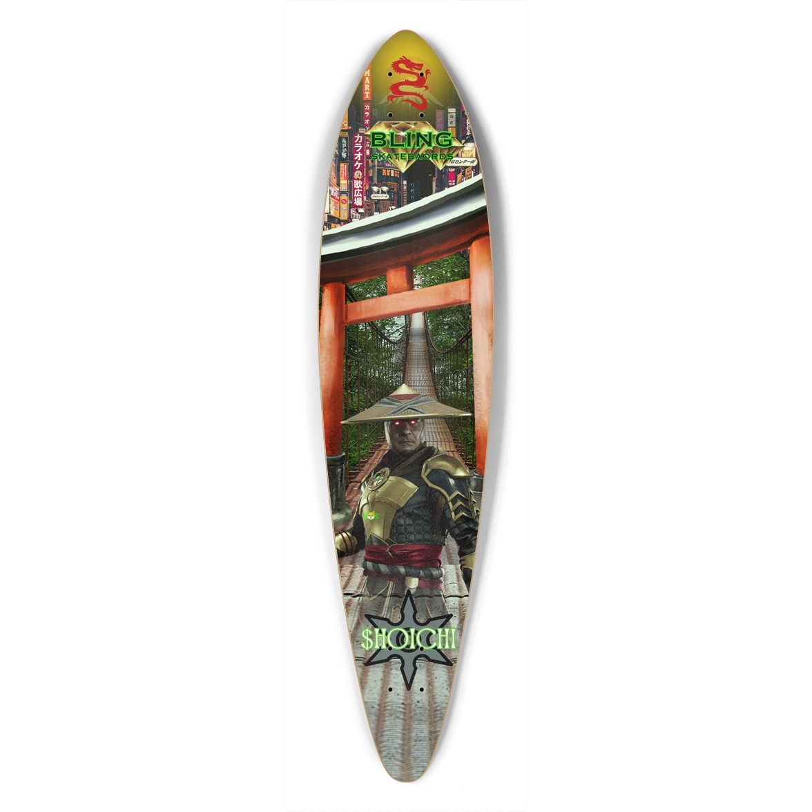 Hoichi Bridge Custom Longboard