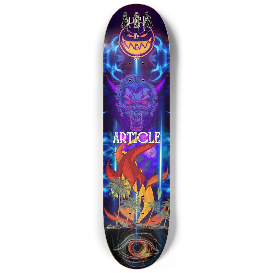 Hawaiian Nightmare Skateboard