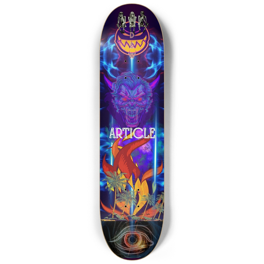 Hawaiian Nightmare Skateboard