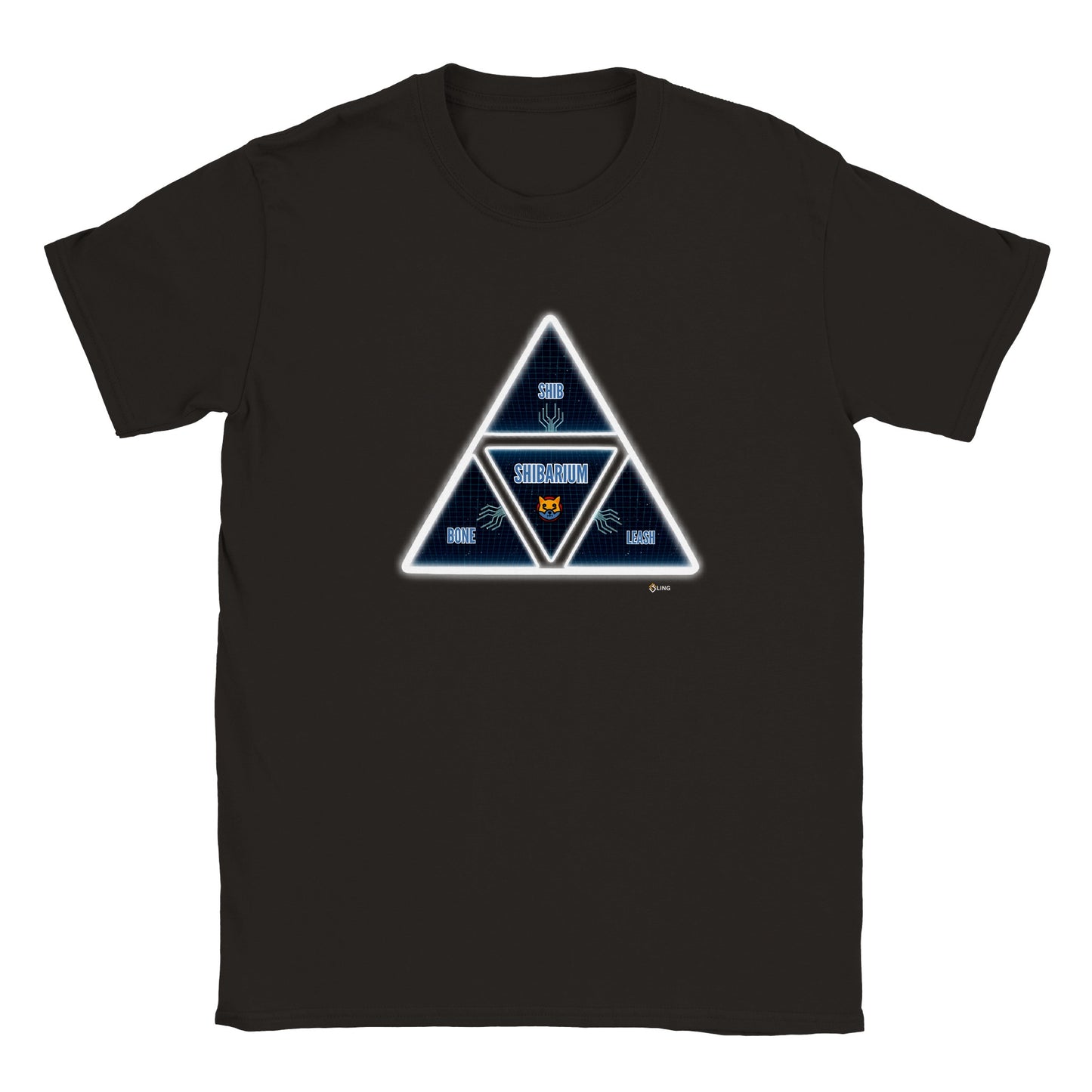 Shiba Trifecta Triangle Classic Crewneck T-shirt