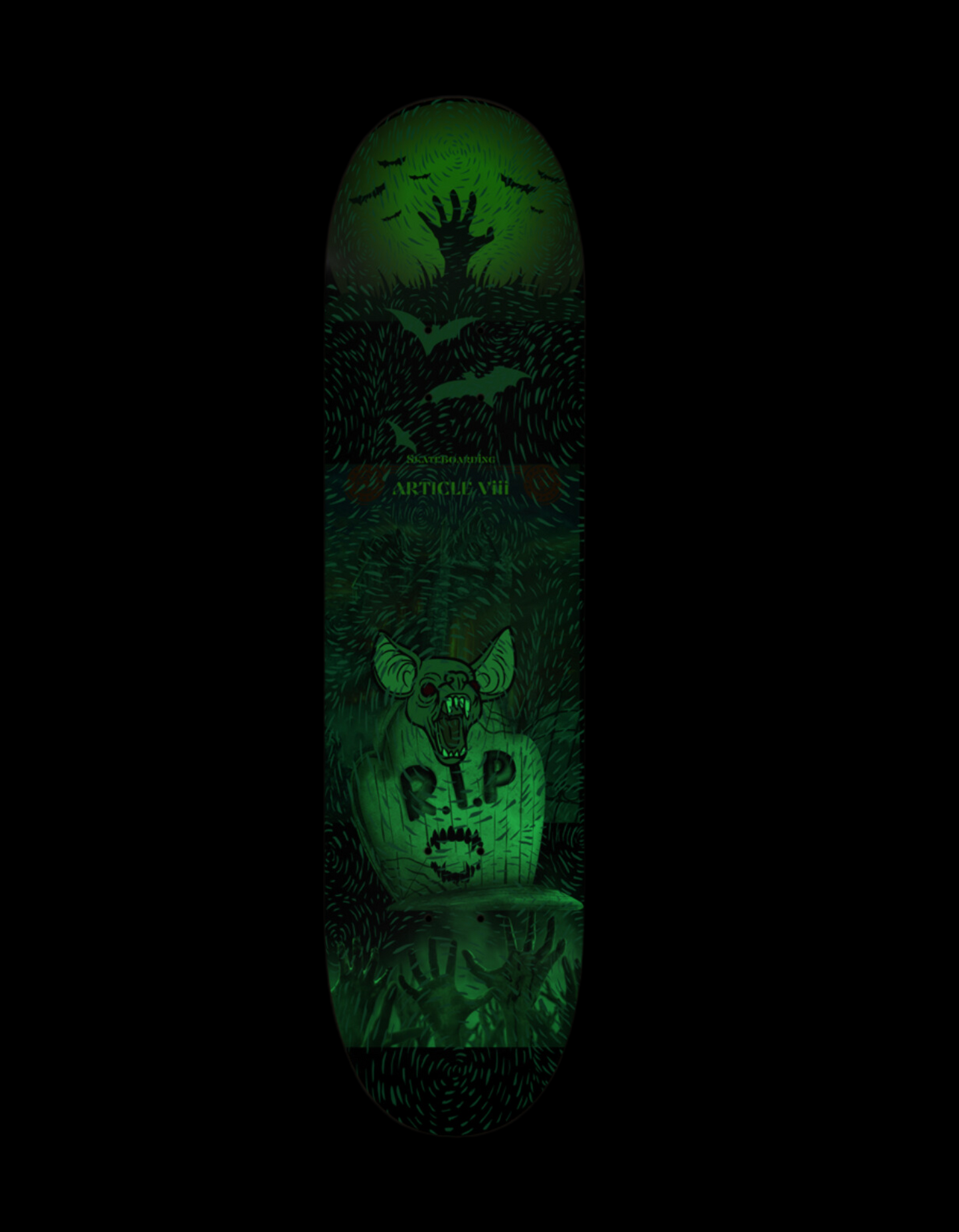 RIP Grave Yard Article VIII Skateboard