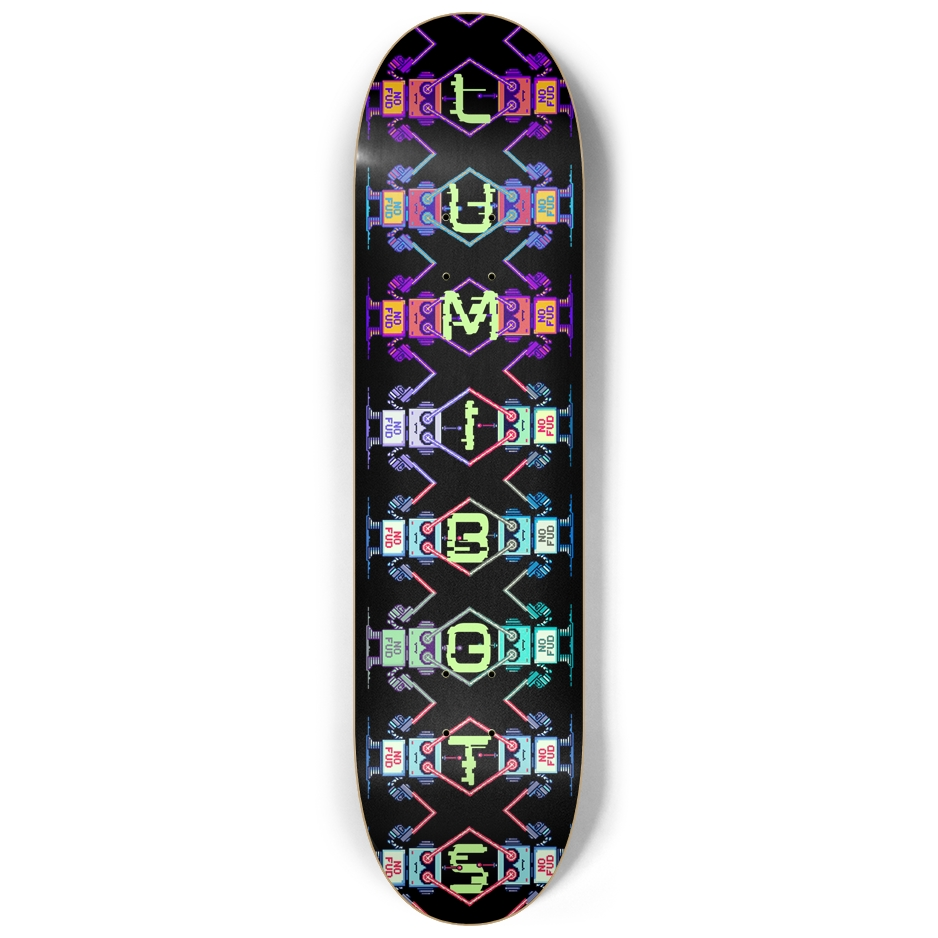 LumiBots No FUD Custom Skateboard