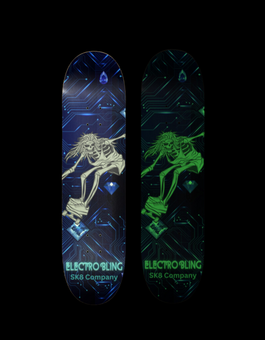 Electro Bling Space X Skateboard