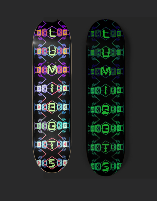 LumiBots No FUD Custom Skateboard