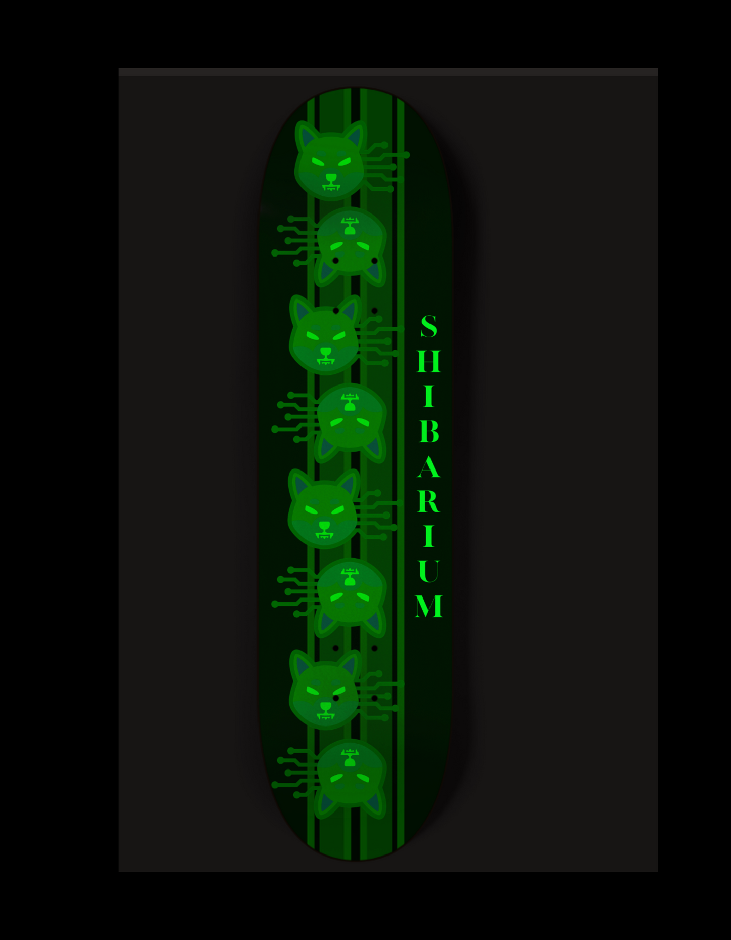 Shibarium Custom Skateboard