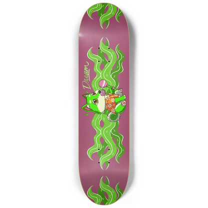 Lil Dream Custom Pro Model Skateboard (Burgandy)