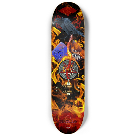 The Raven Article VIII Custom Skateboard