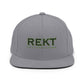 REKT Skateboarding Snapback Flat Brim Hat
