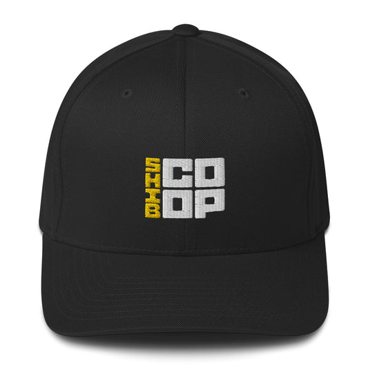 Shib CoOp Logo Structured Twill Cap Flexfit