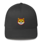 Shiba Inu Embroidered Structured Twill Cap by Flexfit